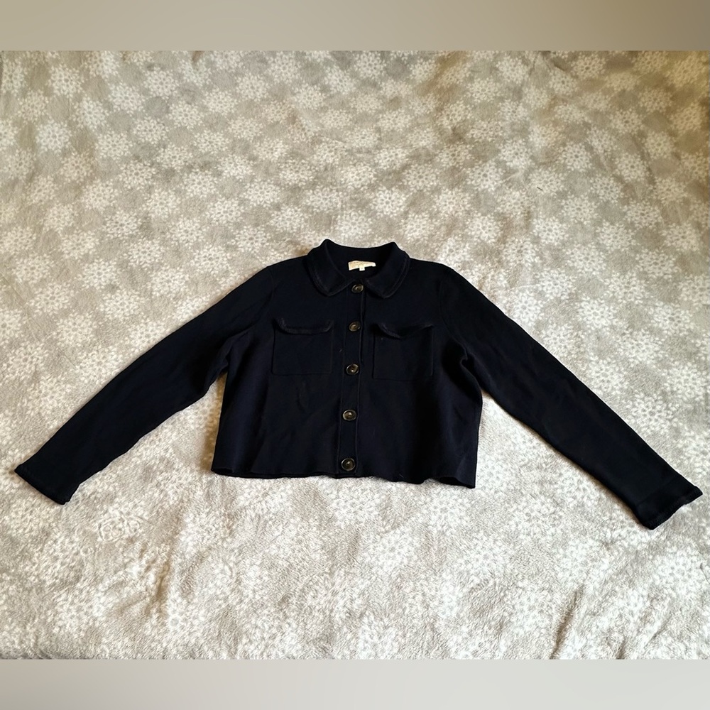 Sézane navy blue  Knit Sweater size L